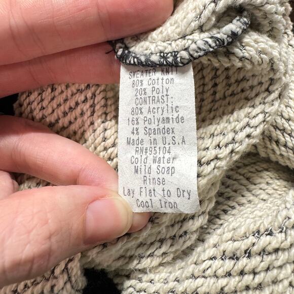 Bodil Boucle Knit Fair Isle Long Sleeve Cowl Neck Midi Tiered Sweater Dress - Picture 11 of 11